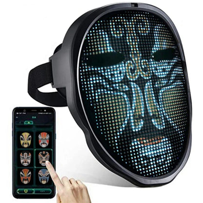 Customizable LED Halloween SmartMask