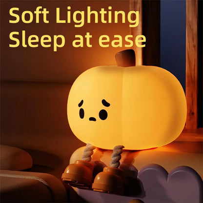 Squishy Halloween Pumpkinpoo Night Light