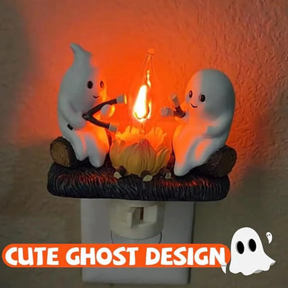 Bonfire Ghosts Flickering Night Light