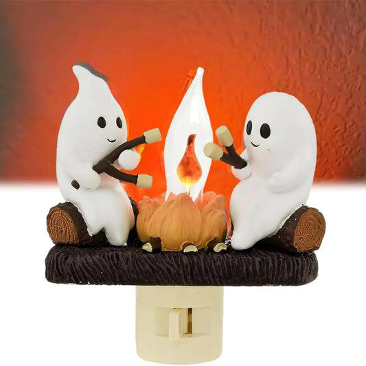 Bonfire Ghosts Flickering Night Light