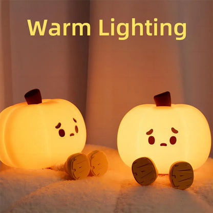 Squishy Halloween Pumpkinpoo Night Light