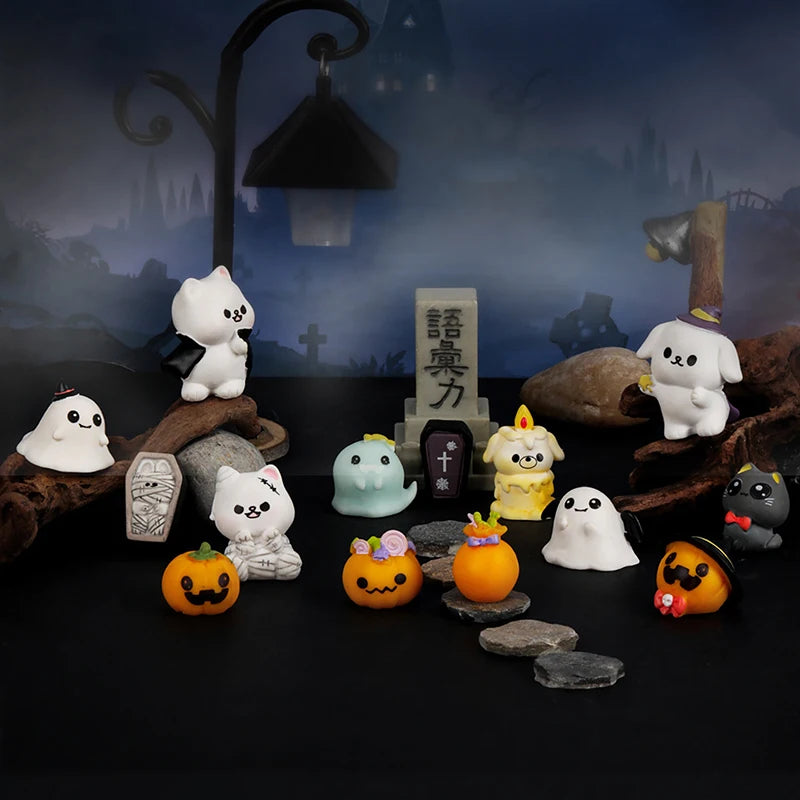 Halloween Micro Landscape Miniature Figurines