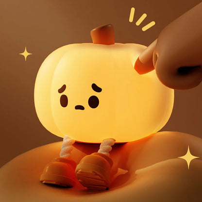 Squishy Halloween Pumpkinpoo Night Light